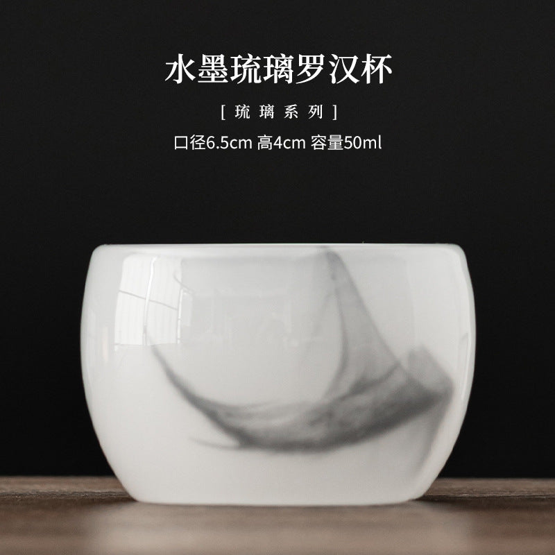 Ink Wash Liuli Luohan Cup - 50ml - single selected item