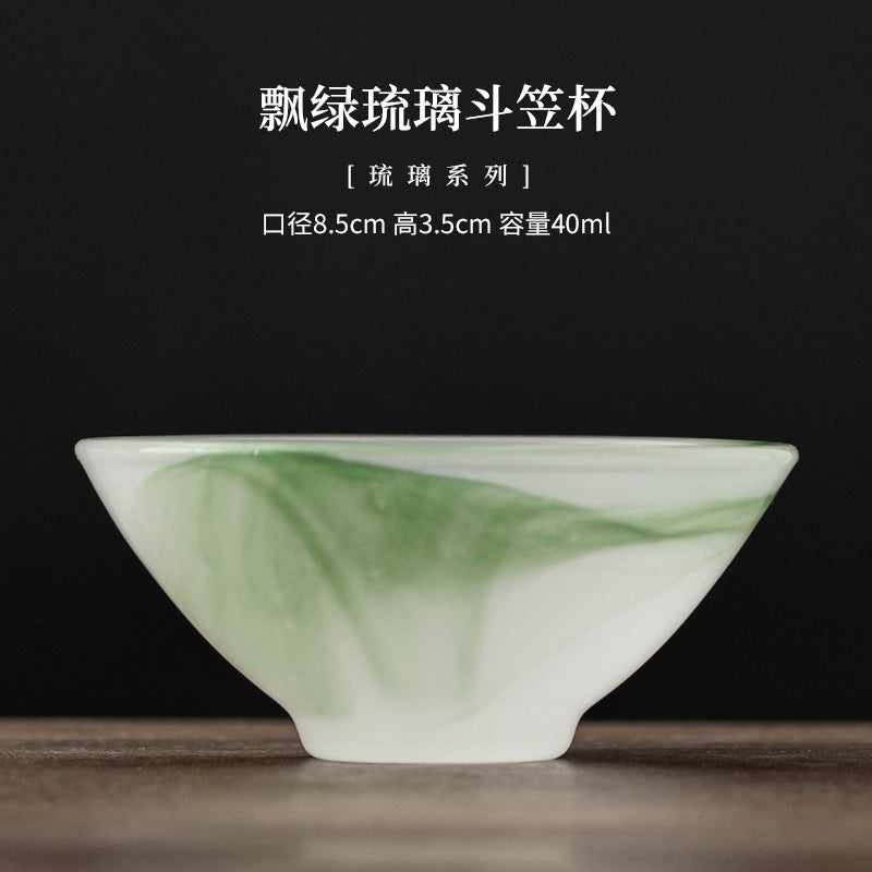 Floating Green Liuli Douli Cup - 40ml - single selected item