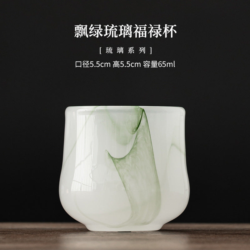 Floating Green Liuli Fulu Cup - 65ml - single selected item