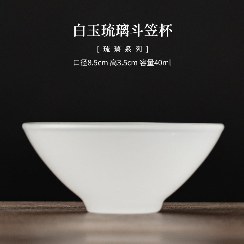 White Jade Liuli Douli Cup - 40ml - single selected item