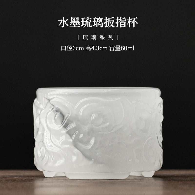 Ink Wash Liuli Banzhi Relief Cup - 60ml - single selected item