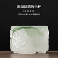 Floating Green Liuli Banzhi Relief Cup - 60ml - single selected item