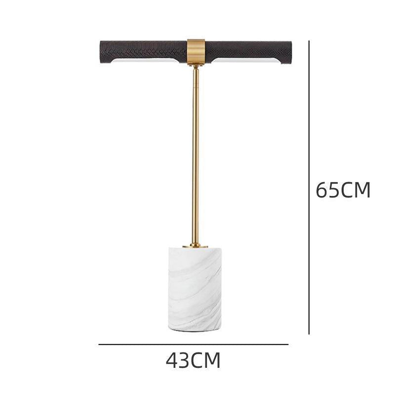 Gallery Bar marble base linear table lamp 4