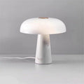 Orion marble and glass mushroom table lamp 1