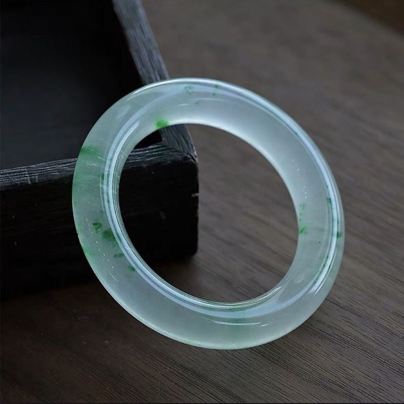 Certified natural jade bracelet color variation