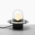 Orbit Capsule clear dome glass globe table lamp 1