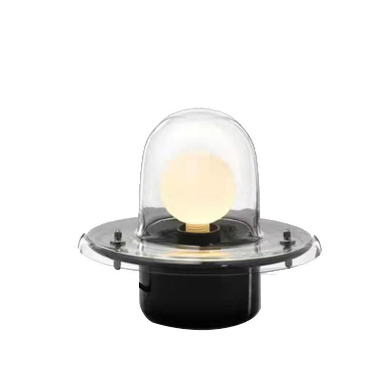 Orbit Capsule clear dome glass globe table lamp 2