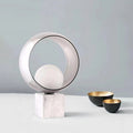 Orbit Halo marble ring table lamp 1