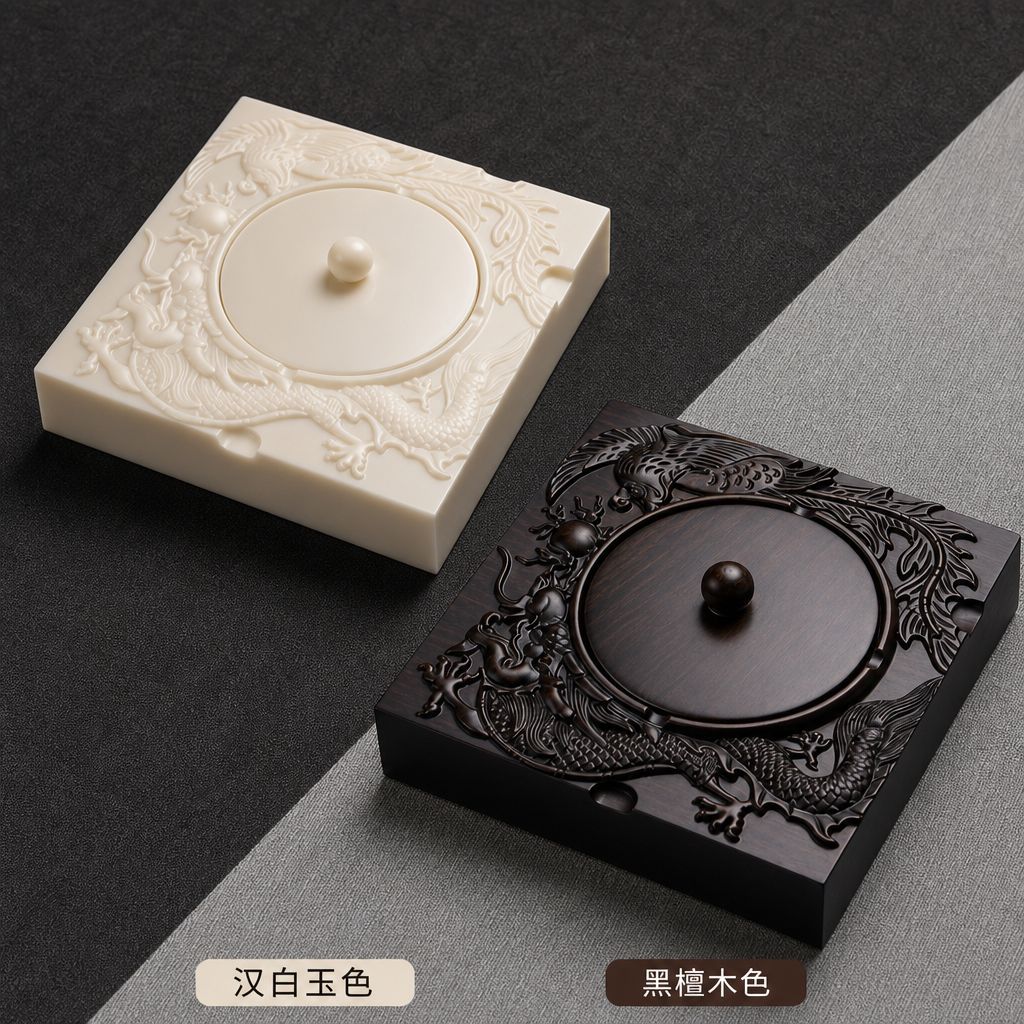 Chinese style tabletop ashtray gift decor
