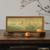 A Thousand Li of Rivers and Mountains Desktop Screen Ornament – New Chinese Landscape Art for Study, Living Room & Office