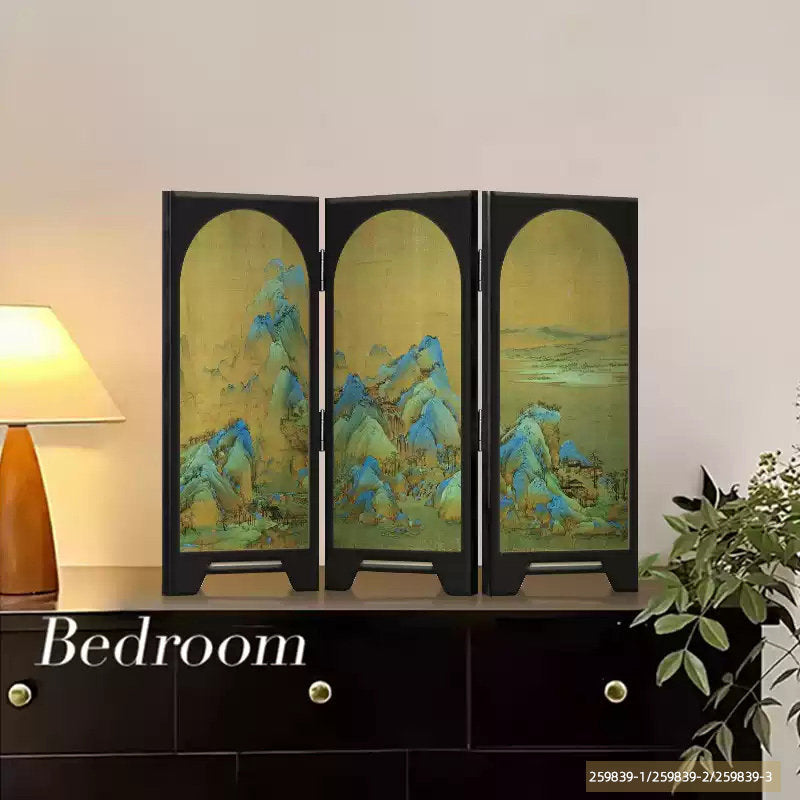 Chinese landscape scholar decor for office and living room