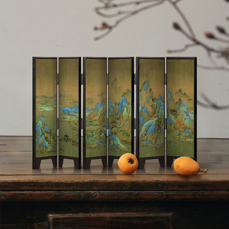 Panoramic New Chinese tabletop landscape screen