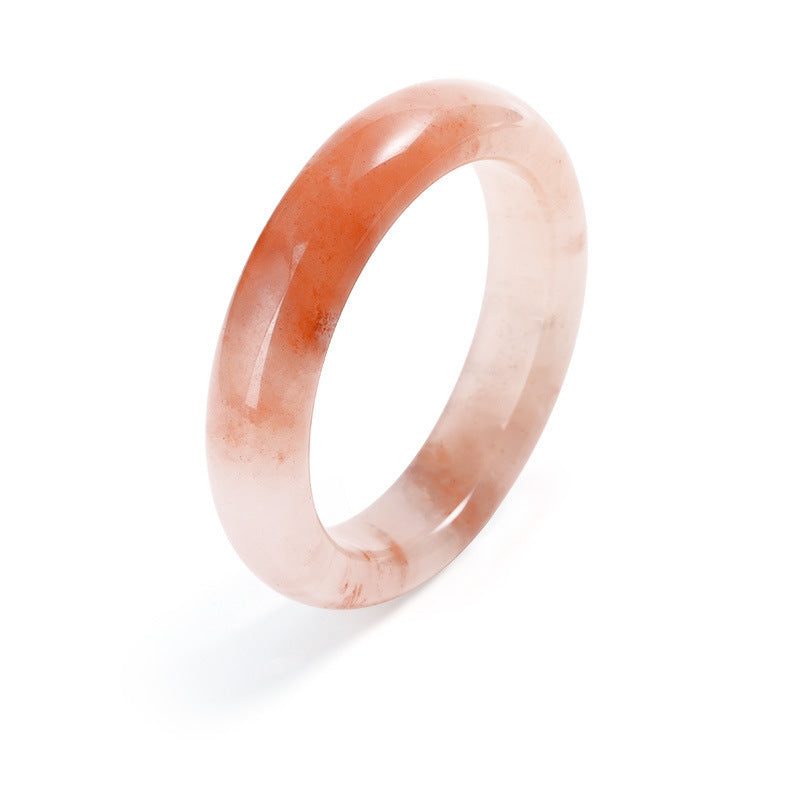 Natural peach quartzite bangle product detail
