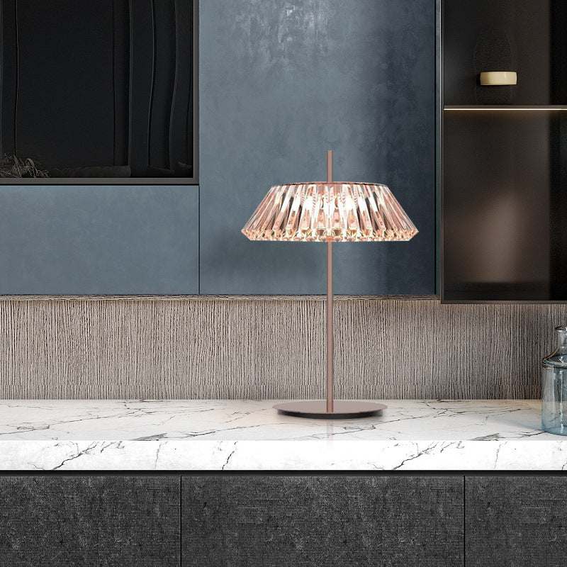 Prism Crown postmodern prismatic glass table lamp 3