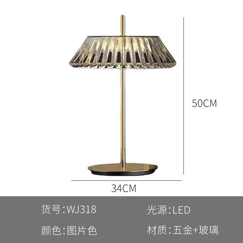 Prism Crown postmodern prismatic glass table lamp 4