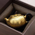 999 pure silver hand hammered Chinese Gongfu teapot