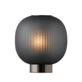 Soft Orbit ribbed glass table lamp 1