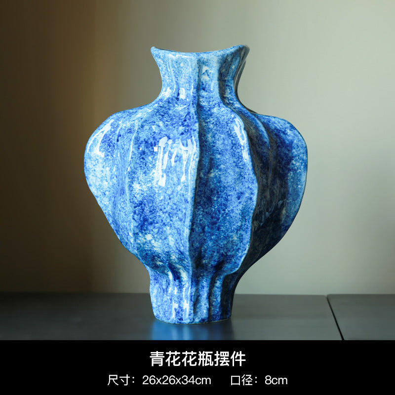 New Chinese ceramic vase styled with branches