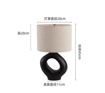 Atelier Loop sculptural resin table lamp collection 11