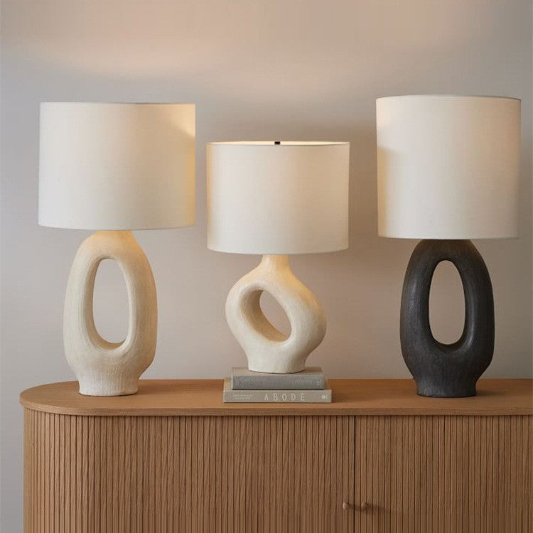 Atelier Loop sculptural resin table lamp collection 13