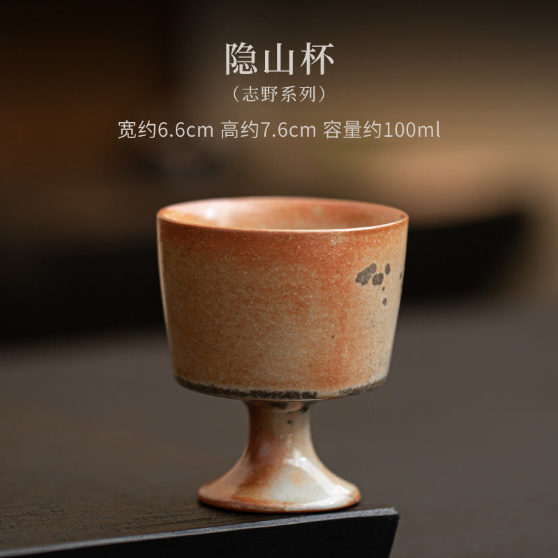 Yinshan Shino-style ceramic tea cup 100ml