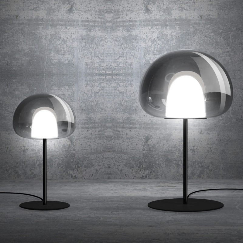 Smoke Arc Dome mushroom table lamp 1