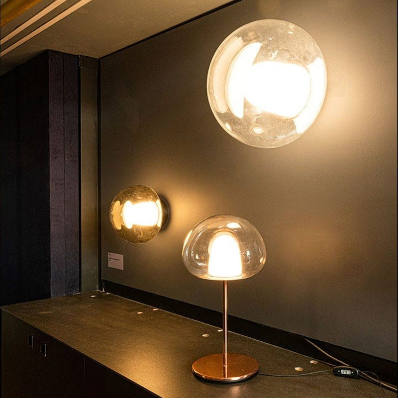 Smoke Arc Dome mushroom table lamp 2