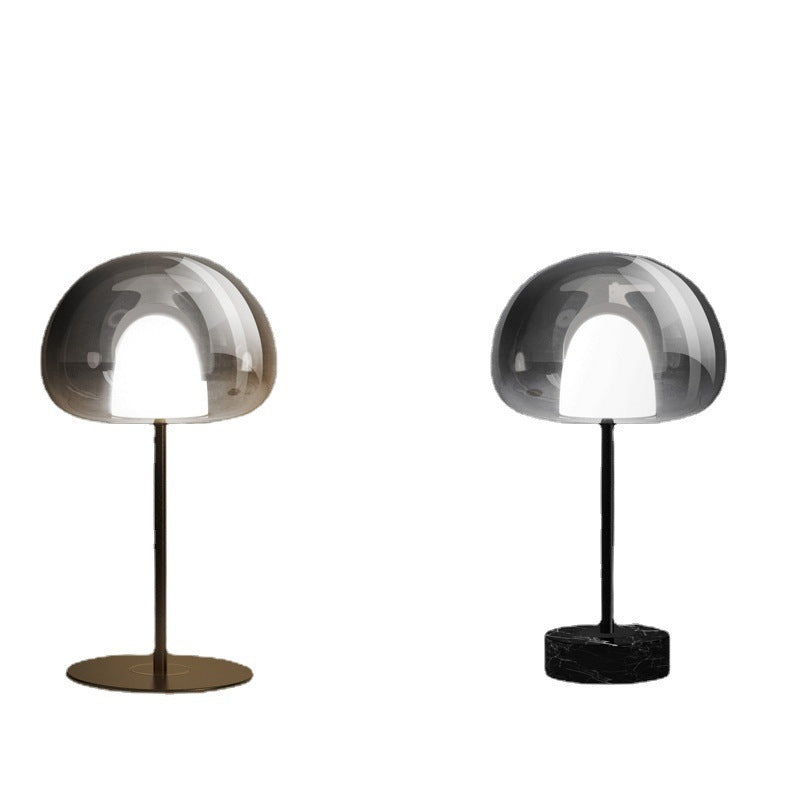 Smoke Arc Dome mushroom table lamp 7