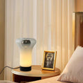 Halo Vessel smoke and frosted glass table lamp 1
