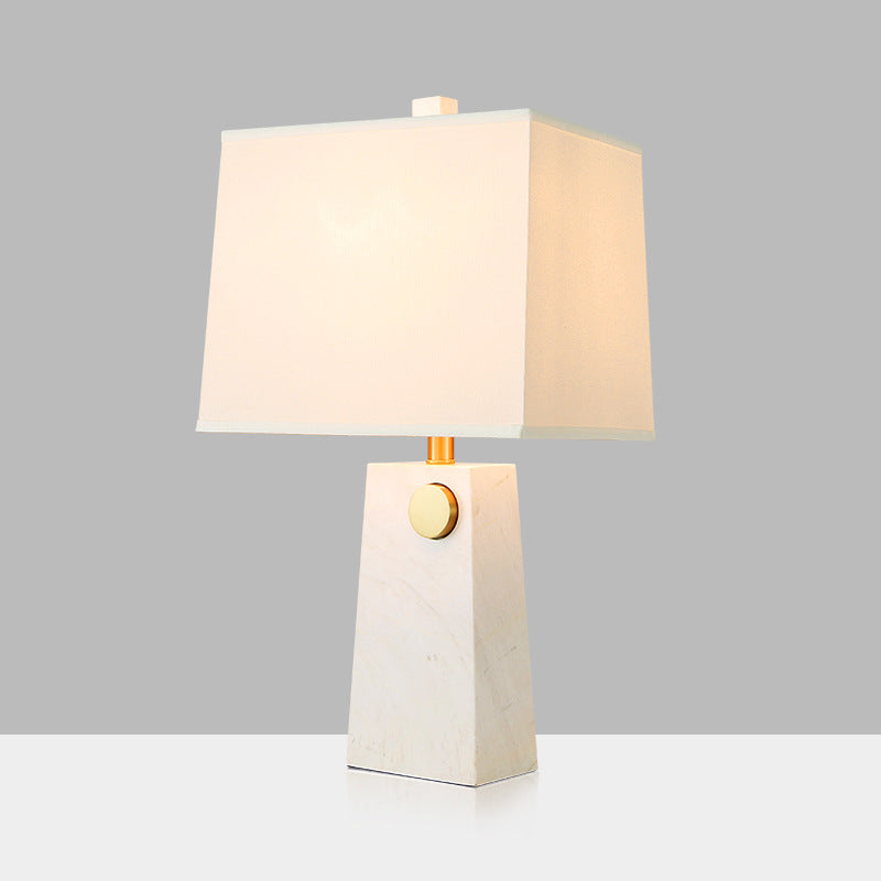Monument tapered marble table lamp 2