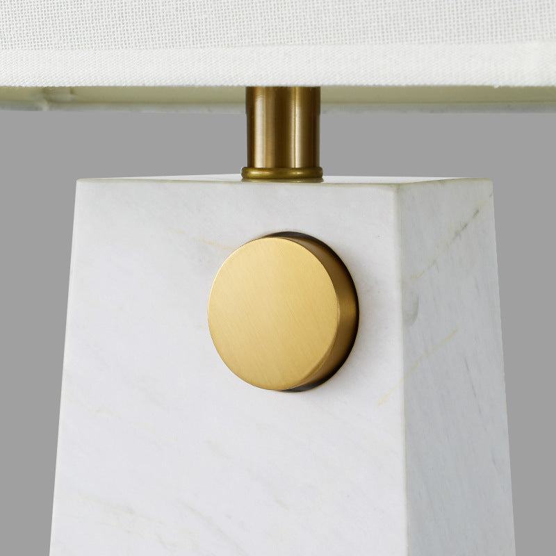 Monument tapered marble table lamp 5