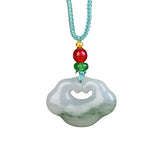 Certified Natural Tianshan Cui Ruyi Lock & Bead Jewelry Collection – Pale Green Quartzite Pendants and Necklaces
