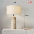 Terra Atelier travertine column table lamp 1