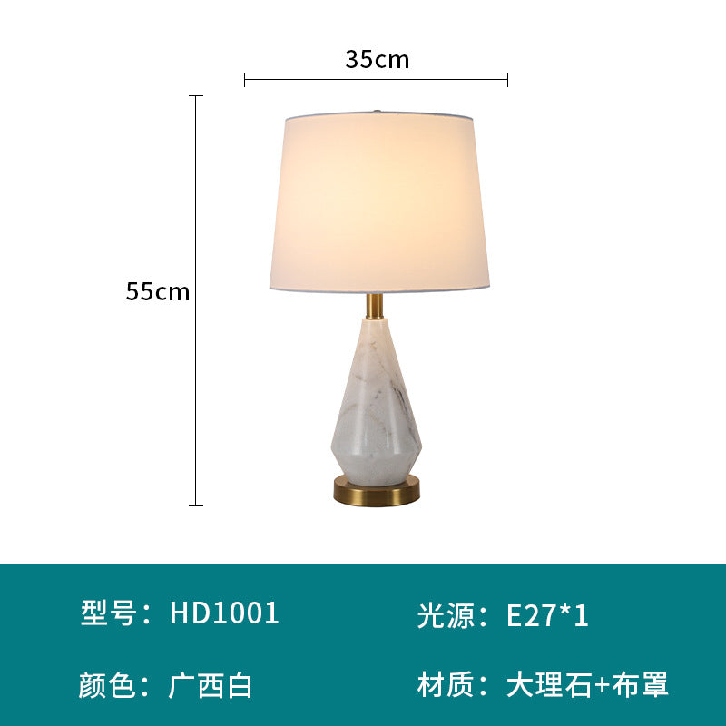 Guangxi white natural marble teardrop lamp dimensions 35cm by 55cm