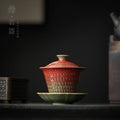 Authentic Artisanal Handcrafted Large San Cai Gaiwan Easy Steeper - 190ml Gongfu Tea Bowl