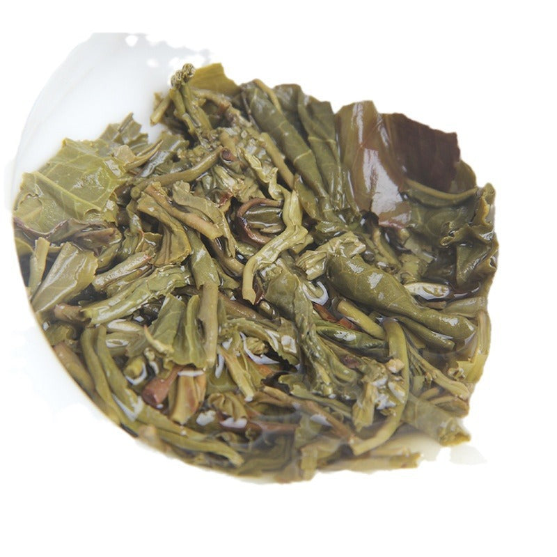 Yunnan raw Pu-erh mini tea cake lifestyle image