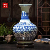 Jingdezhen Underglaze Blue Lotus Scroll Porcelain Vase Collection – 8 Classical Chinese Forms