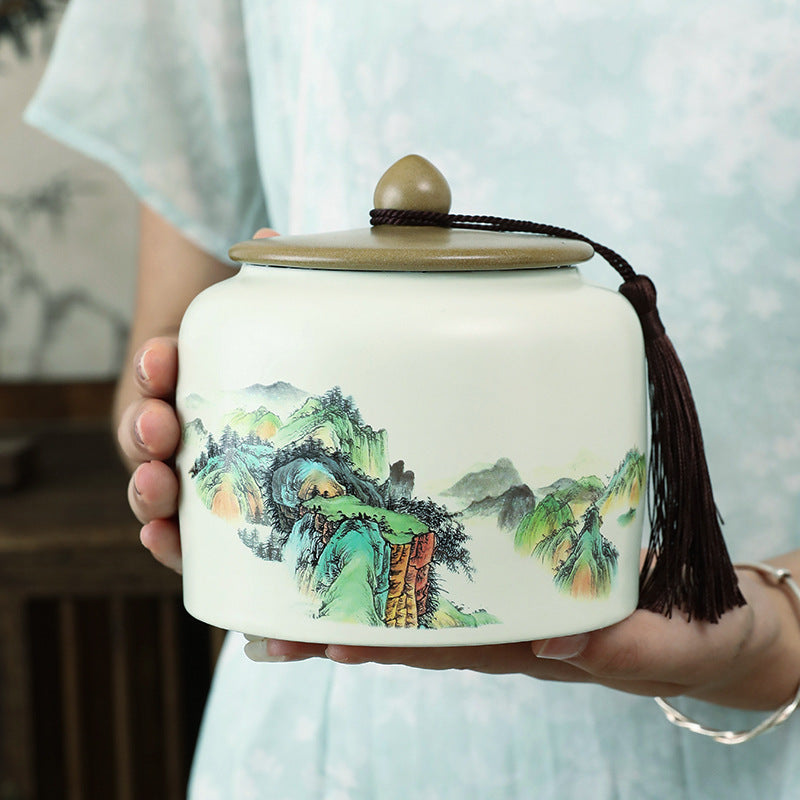 2026 spring Longjing tea gift box with decorative jars