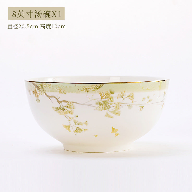 Lucky Star 8-inch soup bowl size reference