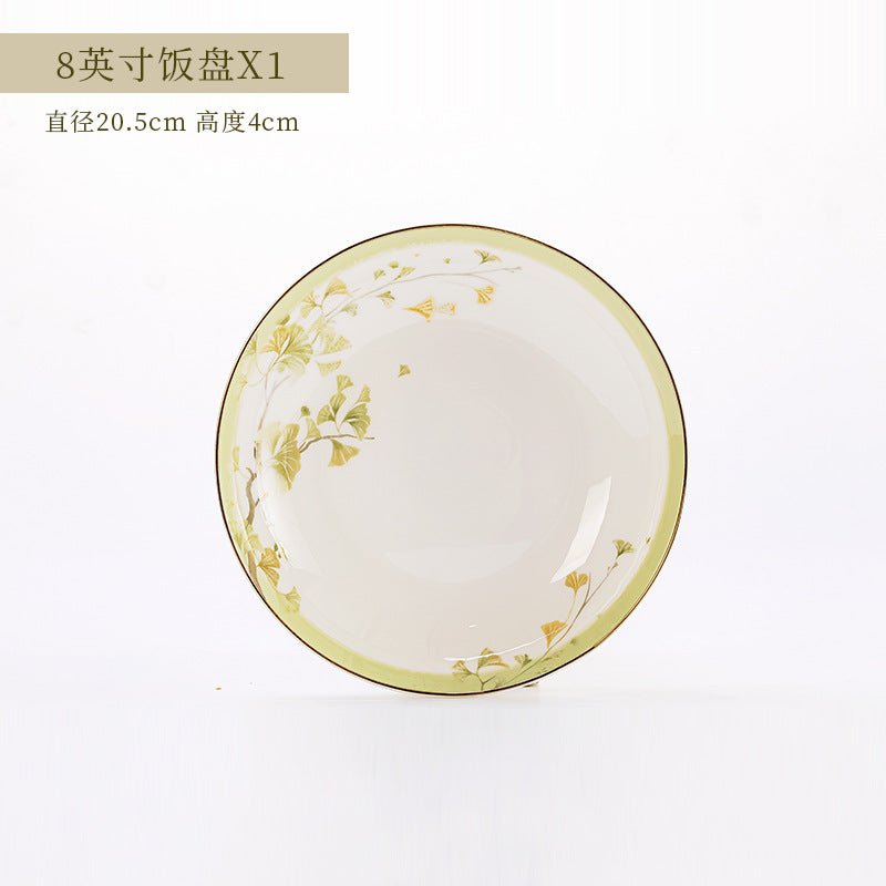 Lucky Star 8-inch small shallow bowl size reference