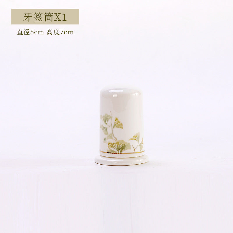 Lucky Star coordinated toothpick holder size reference