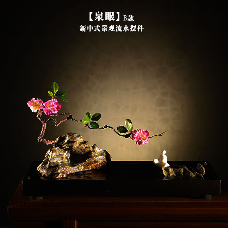 Spring Eye Style B New Chinese flowing water mountain landscape decor