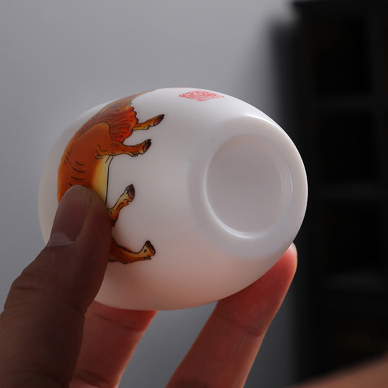 Celestial Bull Mutton Fat Jade Master Tasting Cup - 100ml