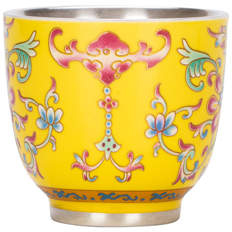 Hand-Painted Enamel Master Tasting Cup - 80ml