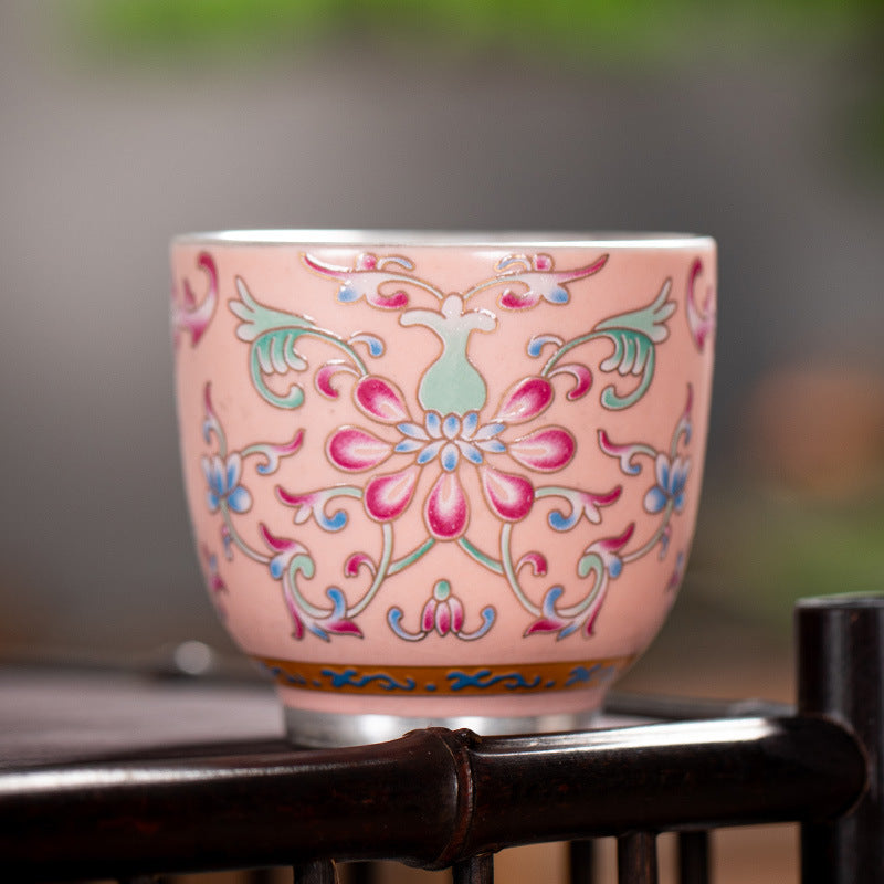 Hand-Painted Enamel Master Tasting Cup - 80ml