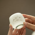 Authentic Ice-Glazed Biscuit Cloud Mist Mountain Small Luohan Teacup - 75ml Gongfu Cup