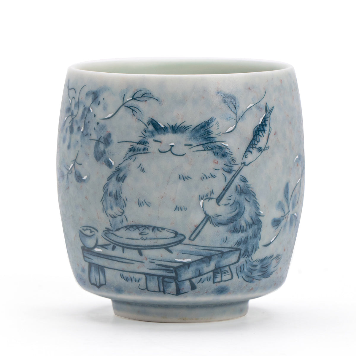 Authentic Original Soda-Fired Playful Kitten Handcrafted Master Teacup - 80ml Gongfu Cup