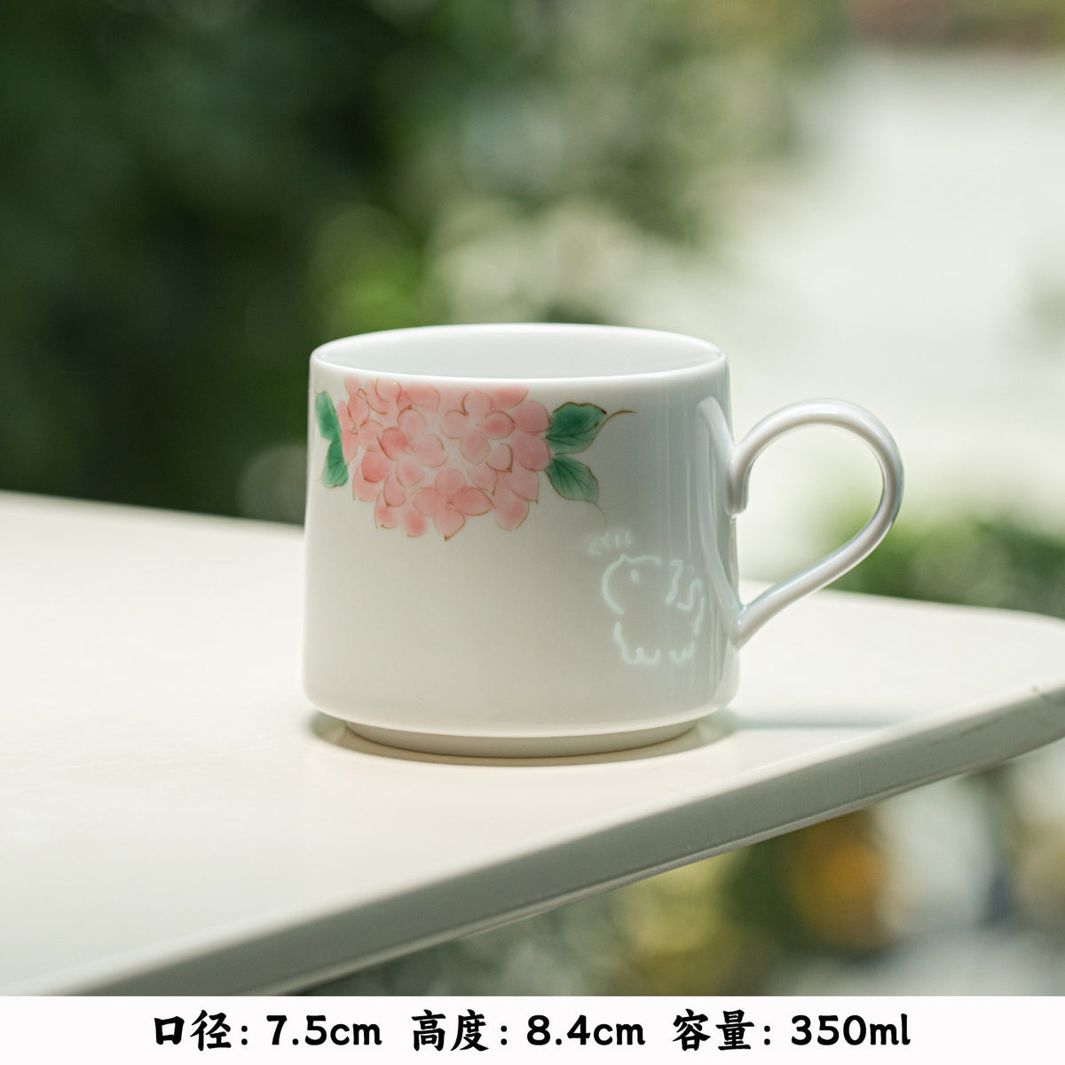 Authentic Jingdezhen Linglong Pierced Rice-Grain Openwork Ceramic Mug - 320ml Office Cup