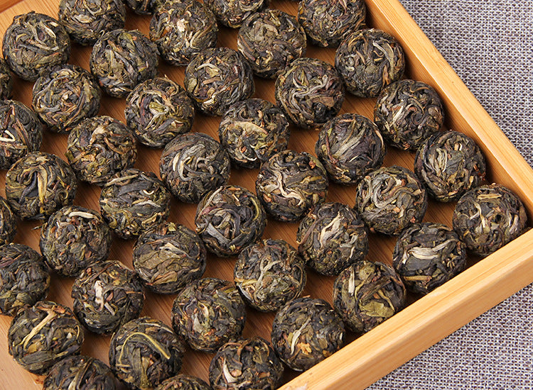 Xiaohusai Gushu raw Pu-erh dragon pearls tea image