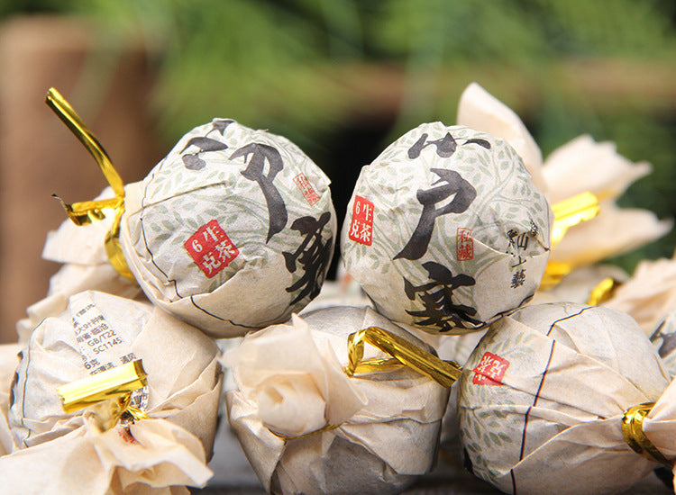 Xiaohusai Gushu raw Pu-erh dragon pearl tea product image